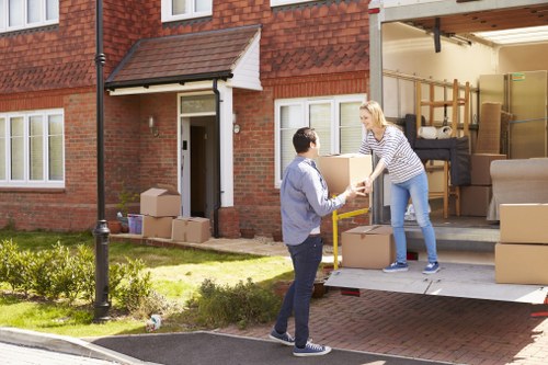 Removal team planning a house move in Watford