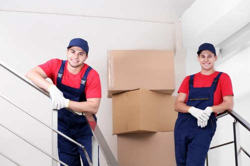 Removal team planning a local move in Watford