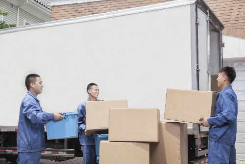 Low-carbon van transporting reusable furniture and recyclables