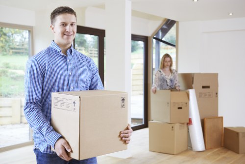 Professional Watford office removals team handling commercial relocation