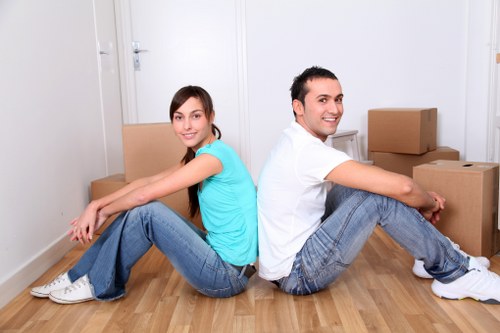 Prepared moving boxes and furniture for urgent same day removals in Watford