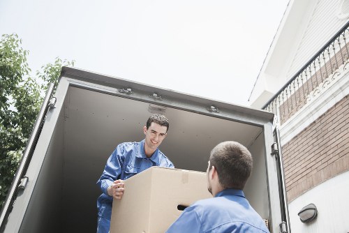 Furniture being safely transported by house removalists in Watford