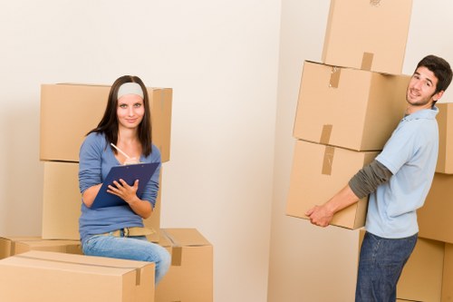 Local Watford furniture removals team loading heavy items